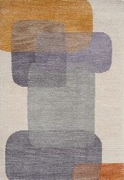 Dynamic Rugs ECCENTRIC 9602-961 Grey and Gold and Copper